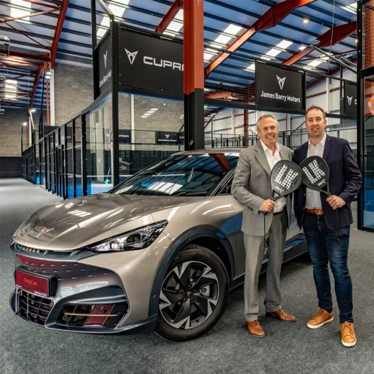 James Barry Motors Announces Exciting Partnership with Padel LK, Ireland’s Largest Indoor Padel Tennis Centre