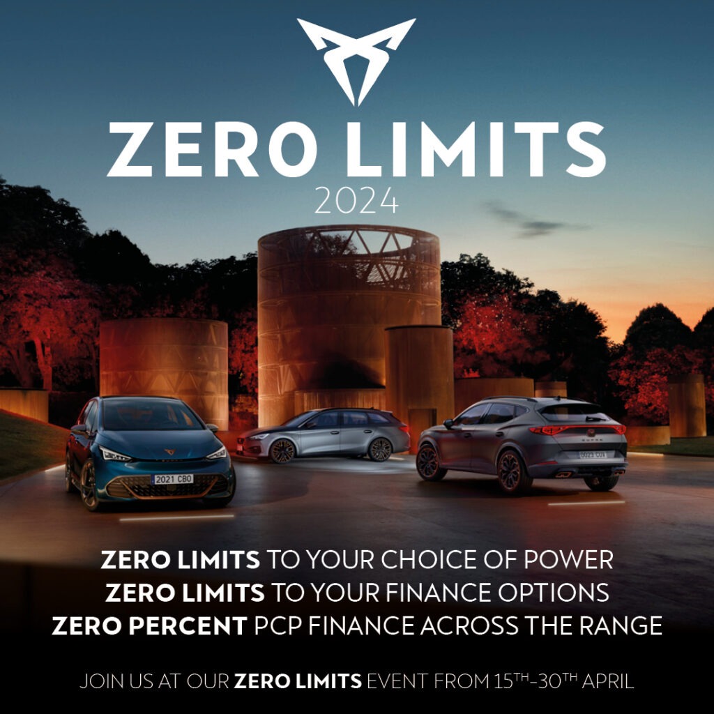 Customers can also avail of incredible ‘Zero Limit’ offers including finance from 0% APR PCP with a €1,000 Deposit Contribution towards your new model